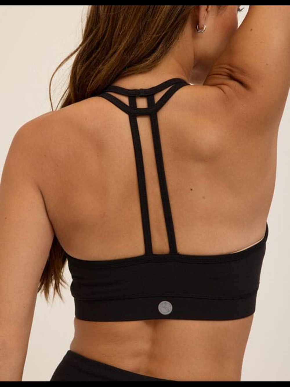 Threads For Thought Black Sporta Bra - Size Large - Picture 4 of 9